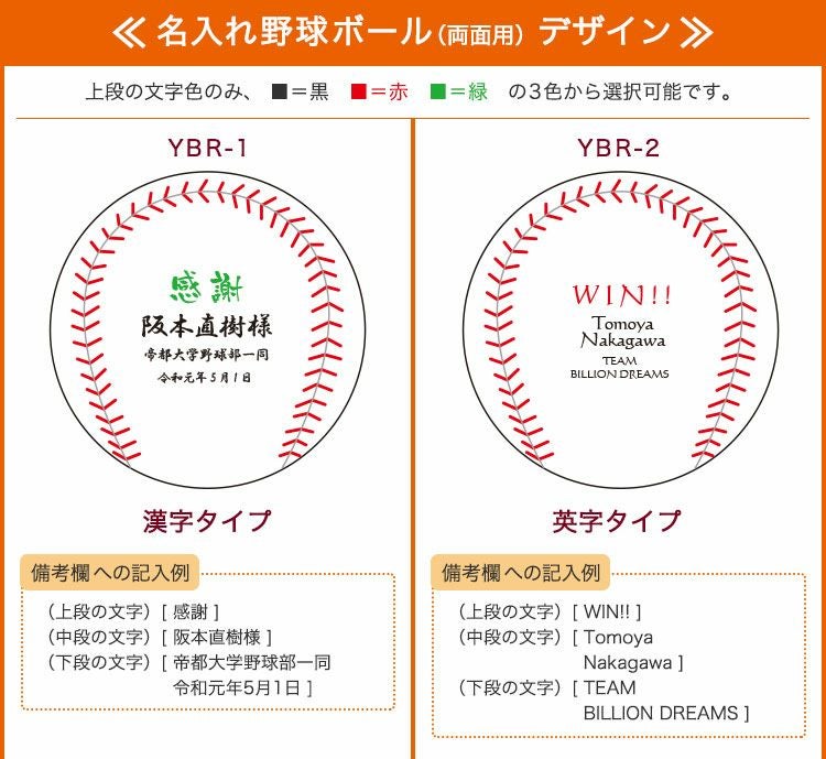 野球ボール 名入れ 【野球ボール 名前＆写真入り（両面印刷）＆台座