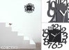 掛け時計 アクリル レーザーカット「ビビアンクロック」
