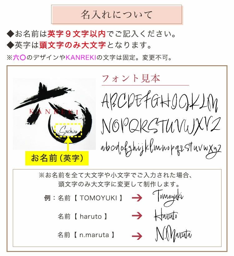 名入れについて
