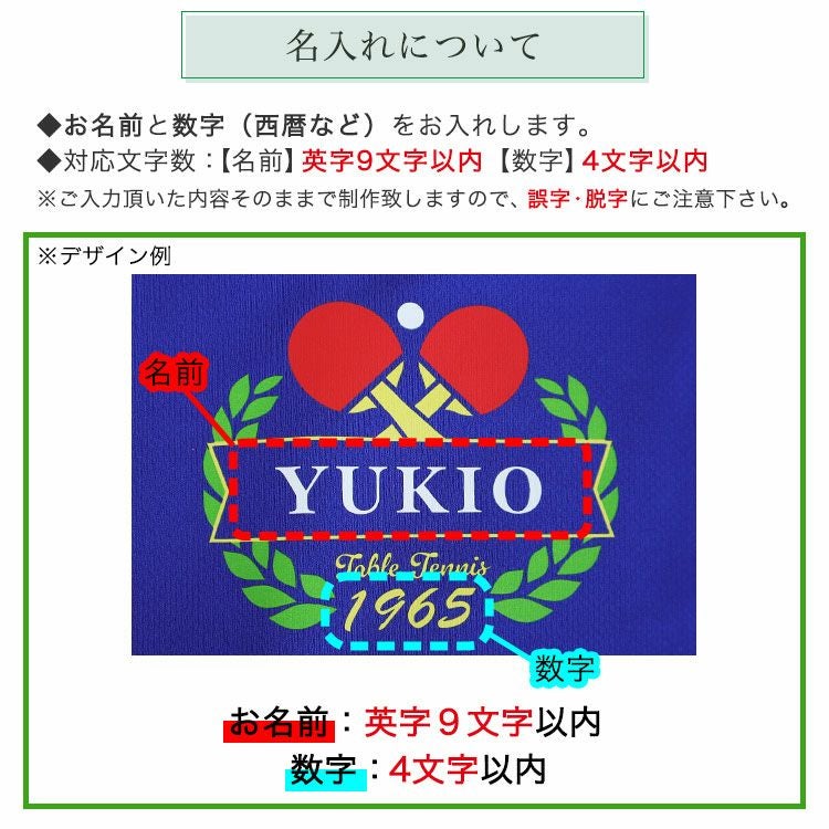 名入れについて