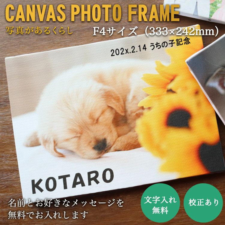 キャンバスフォトフレームF4サイズトップ画像