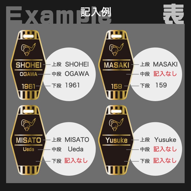 記入例（表）