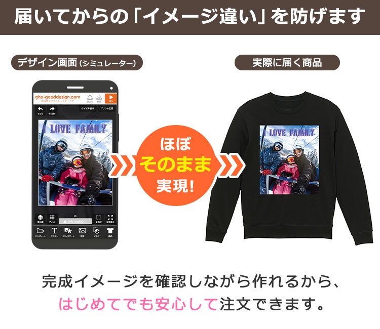 届いてからの「イメージ違い」を防げます