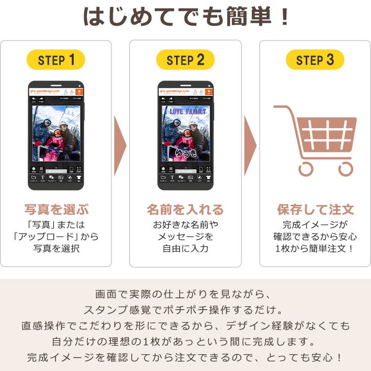 はじめてでも簡単！